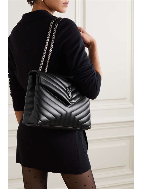 quilted ysl|loulou quilted leather shoulder bag.